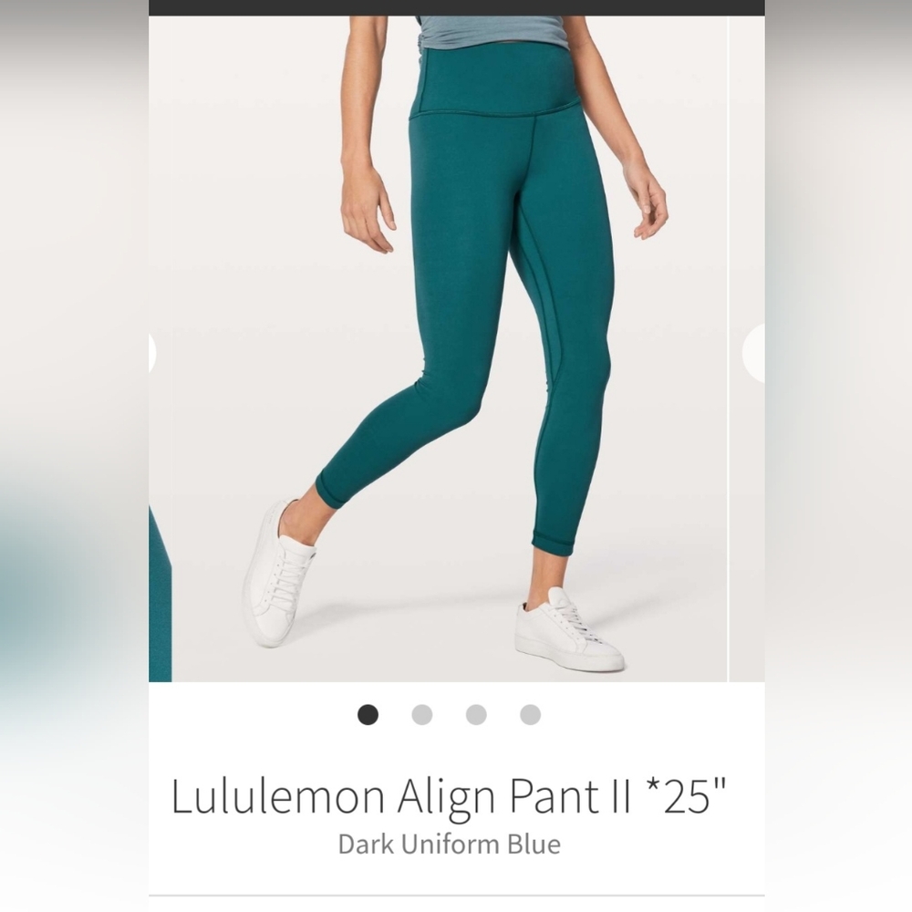 RARE NWT 🍋Lululemon🍋 Align Leggings Dark Uniform Blue Size 2